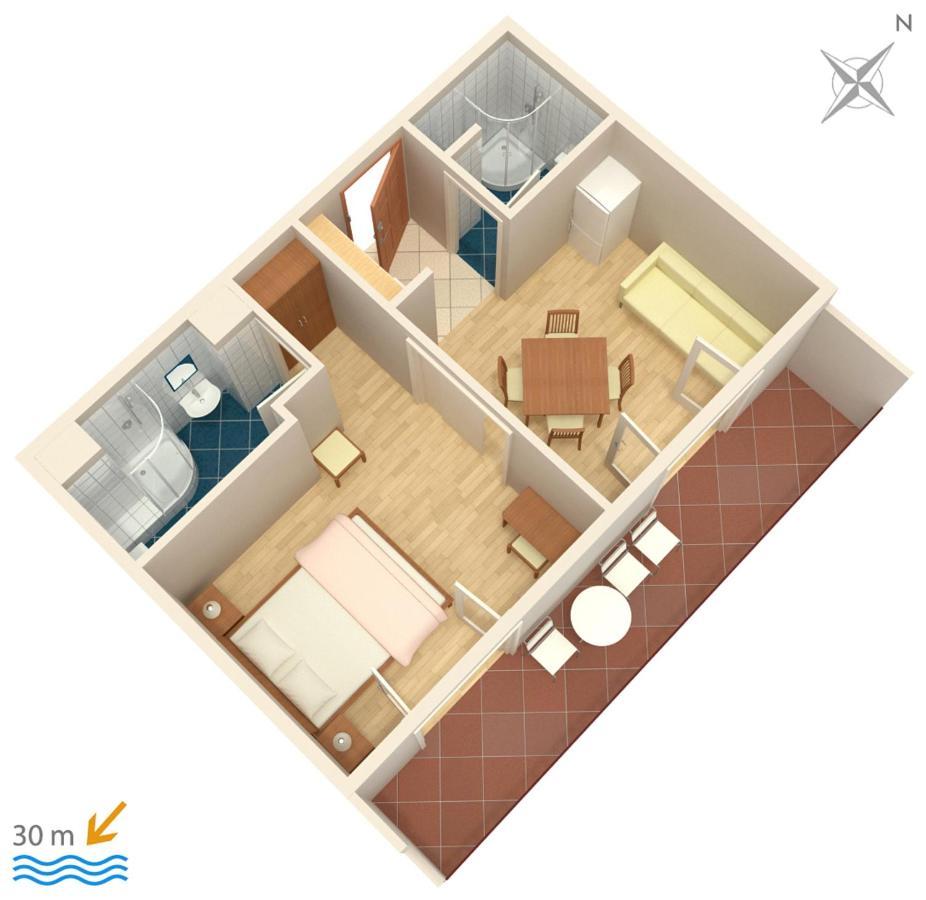 Apartments By The Sea Igrane, Makarska - 311 المظهر الخارجي الصورة