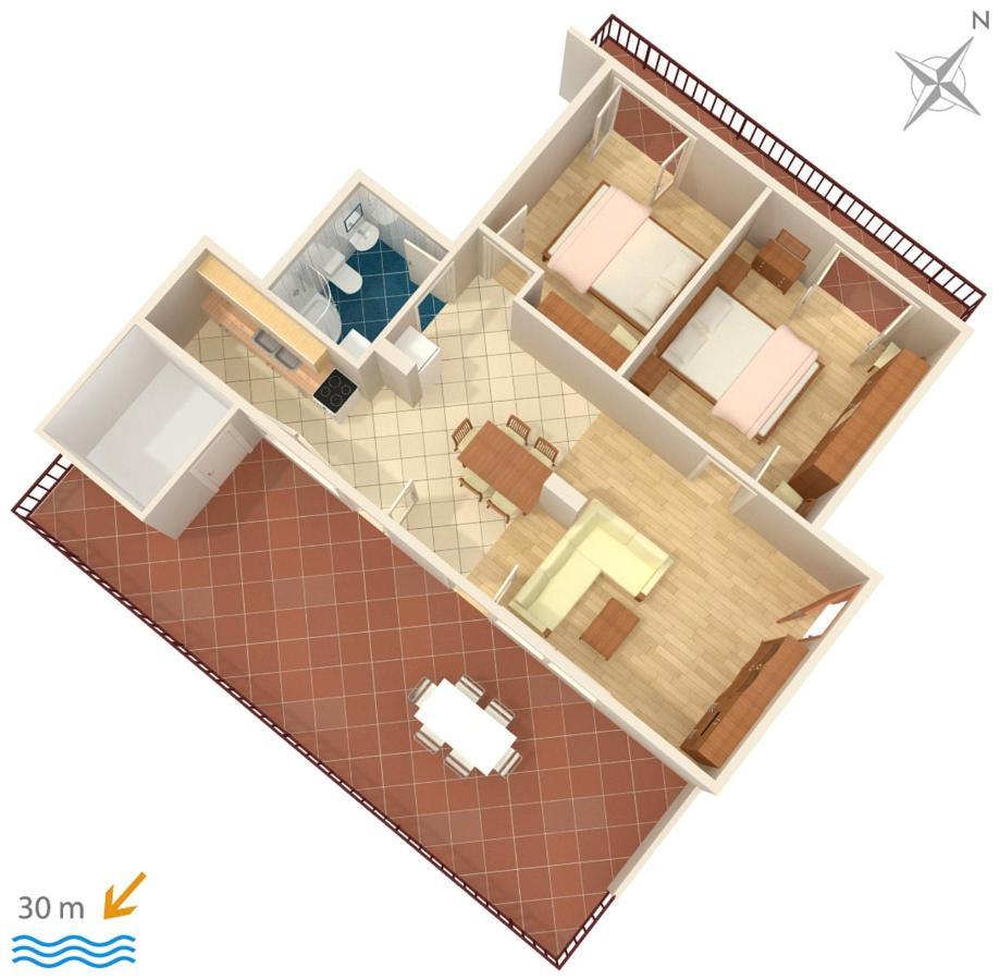 Apartments By The Sea Igrane, Makarska - 311 المظهر الخارجي الصورة